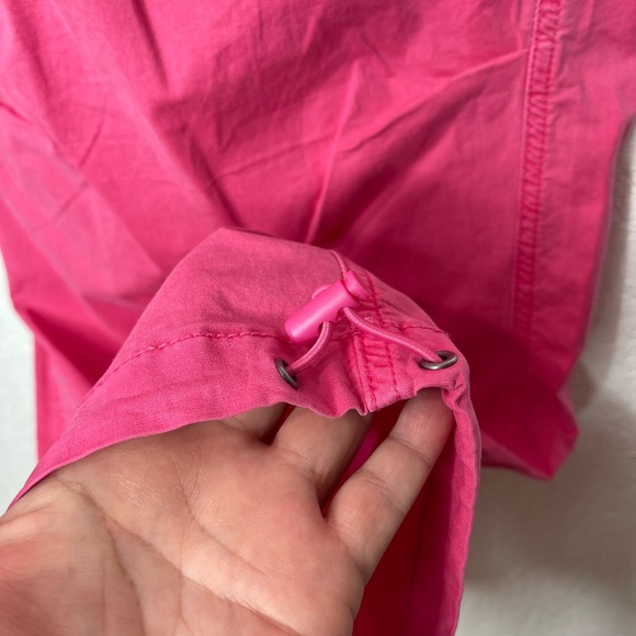 American Eagle AE Stretch Low-Rise Parachute Pant Pink Cargo XL Athleisure - Picture 9 of 16